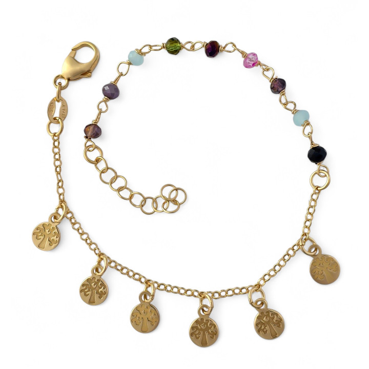 Pulsera chapada piedra...
