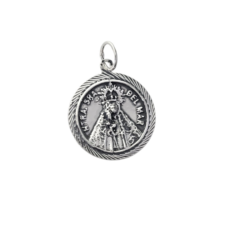 Colgante medalla Virgen del...