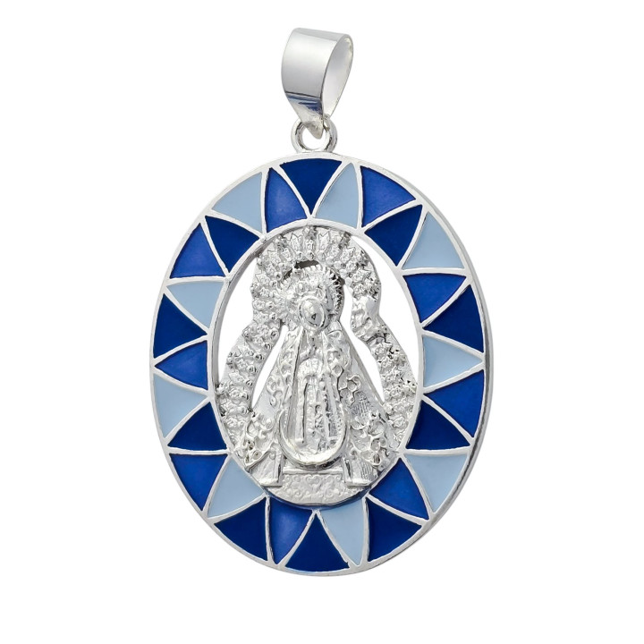 Colgante medalla Virgen de...
