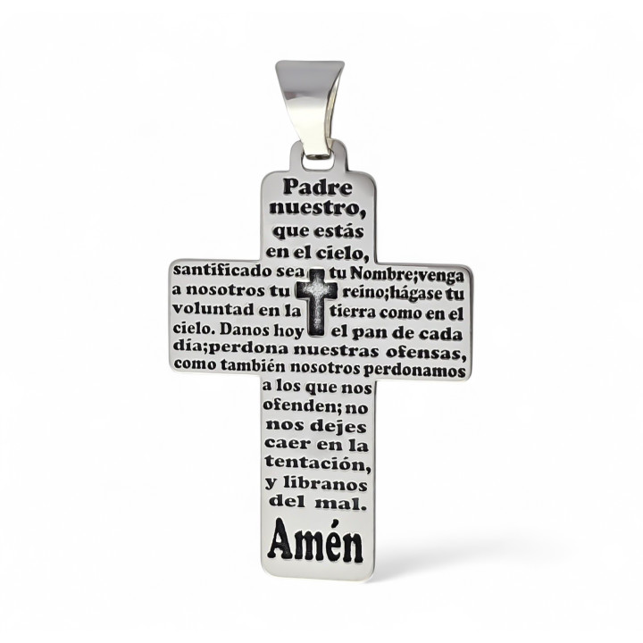 Colgante cruz Padre Nuestro
