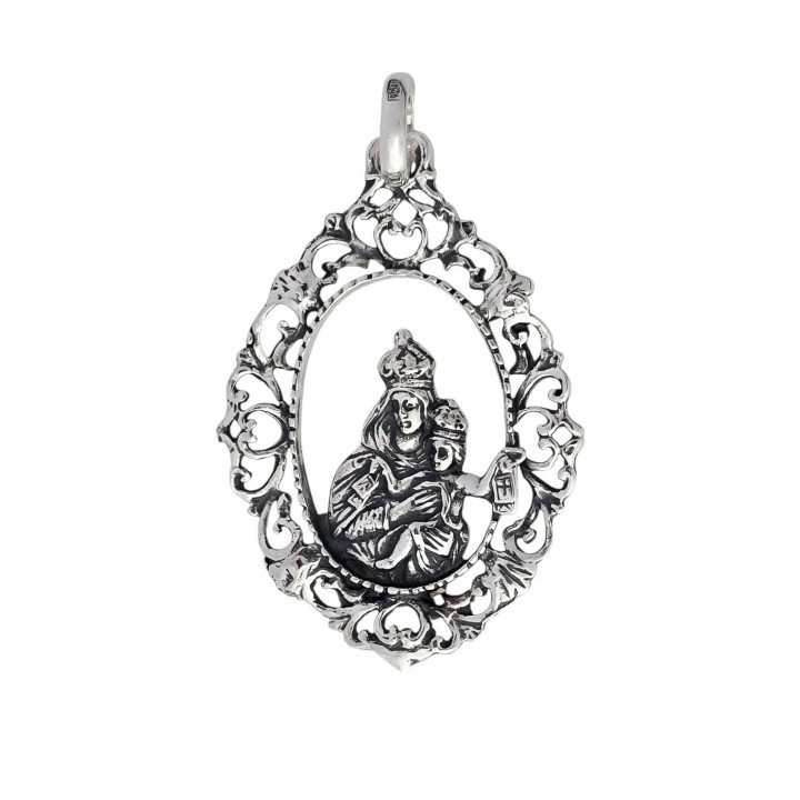 Colgante liso Virgen del...