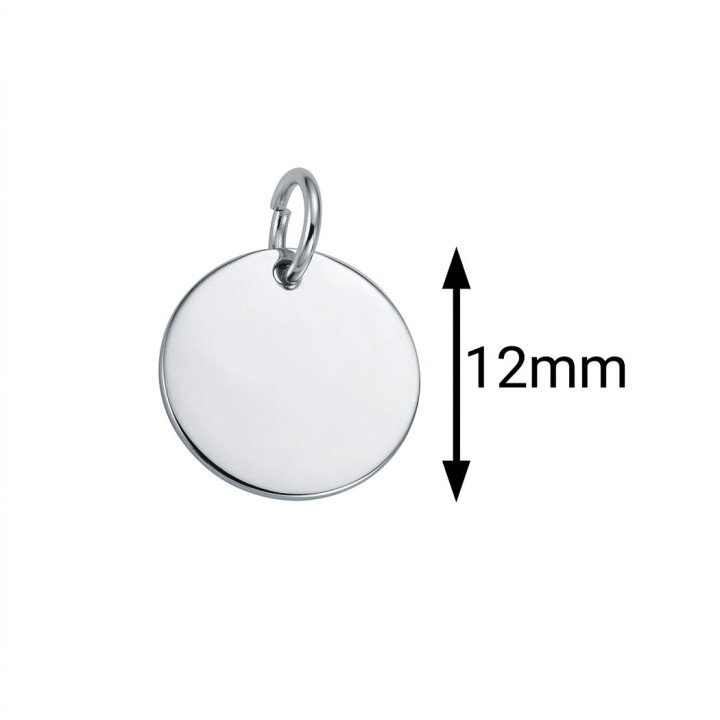 Colgante disco 12mm