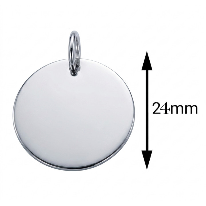 Colgante disco 24 mm