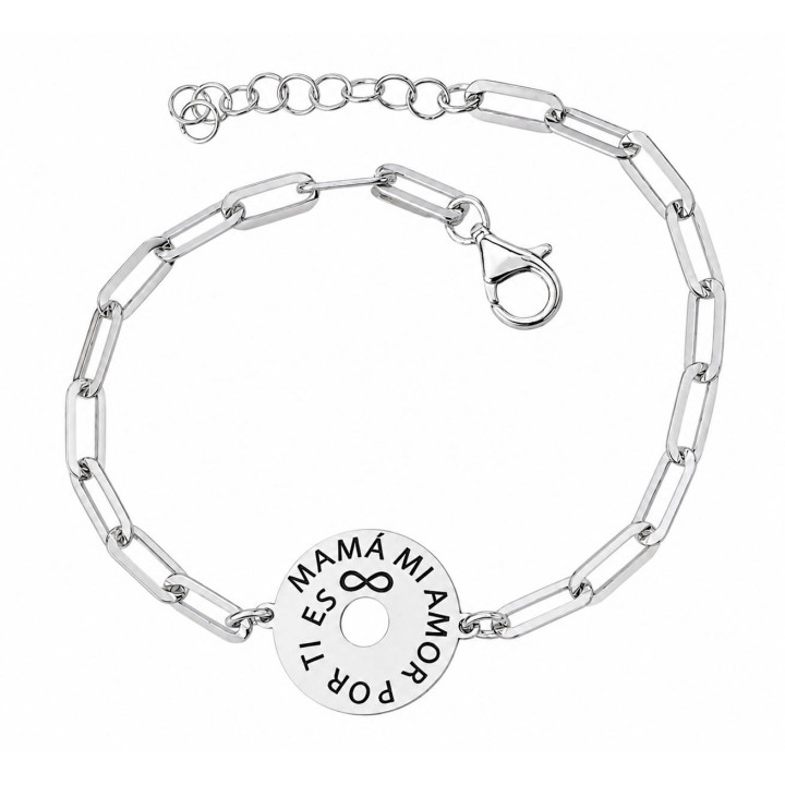Pulsera mamá cadena forzada...