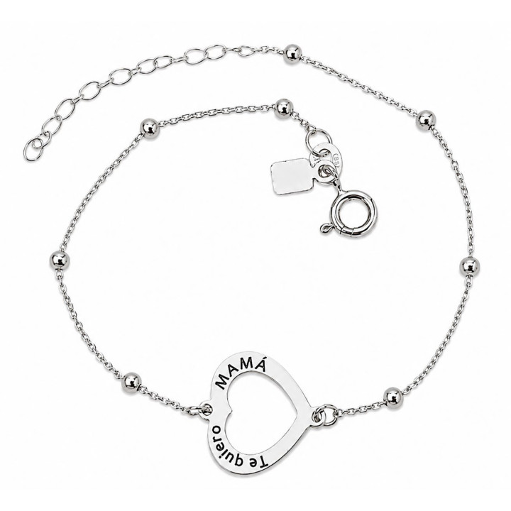 Pulsera corazón mamá