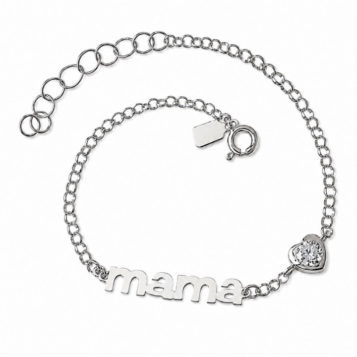 Pulsera rolo mamá corazón...