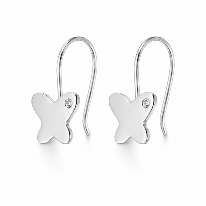 Pendiente mariposa piedra