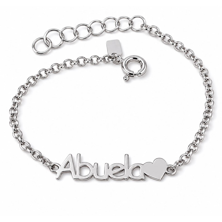 Pulsera abuela corazón