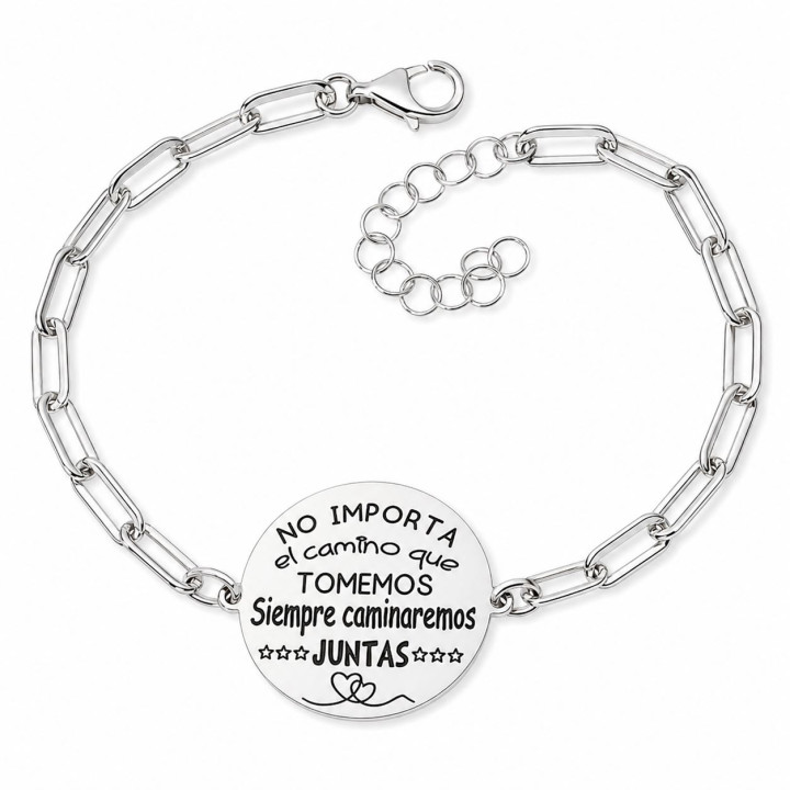 Pulsera disco mensaje
