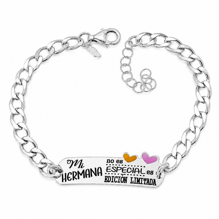 Pulsera hermana corazones...