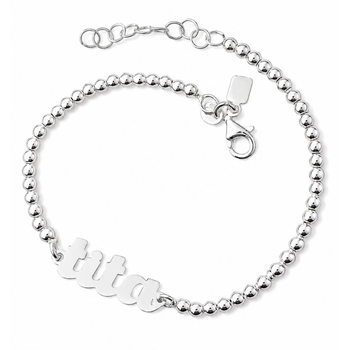 Pulsera bolas tita