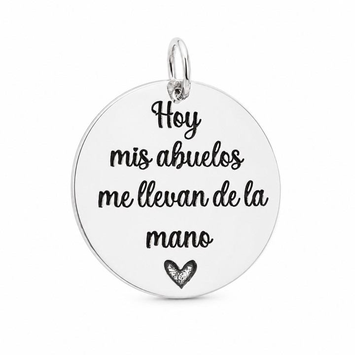 Colgante disco personalizado