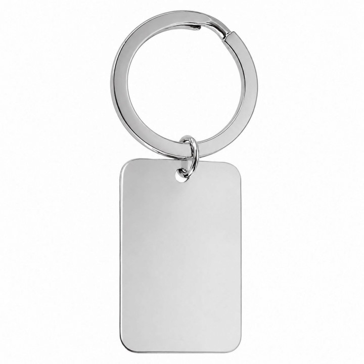 Llavero rectangular liso