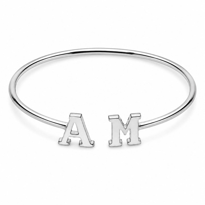 Pulsera inicial doble