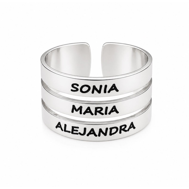Sortija tres bandas...