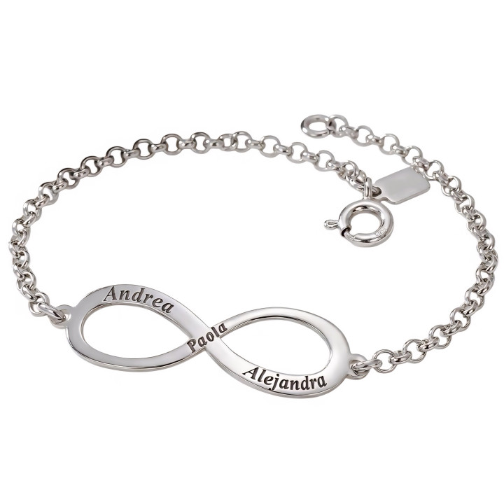 Pulsera infinito nombres