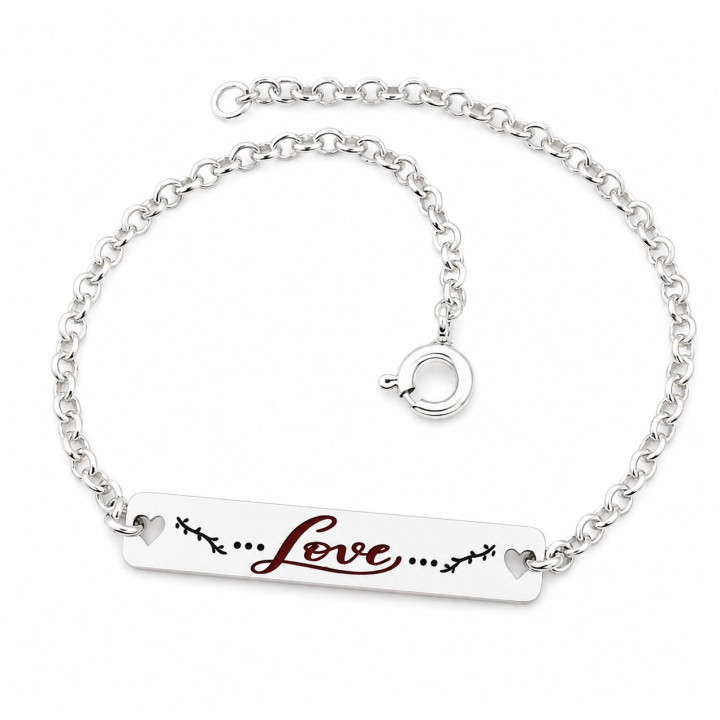 Pulsera LOVE esmalte