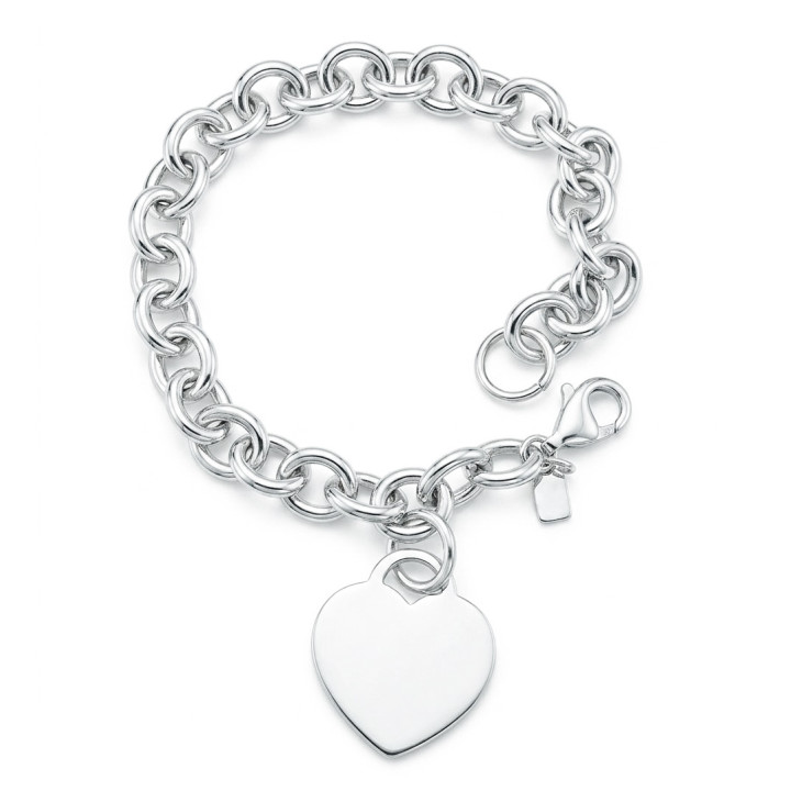 Pulsera eslabones corazón