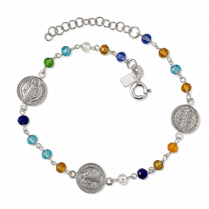 Pulsera piedra color San...