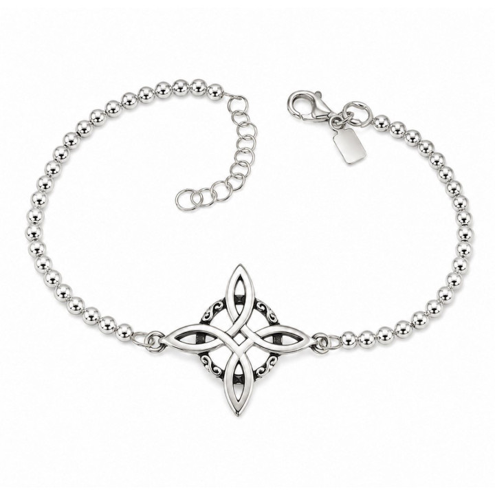Pulsera Nudo Bruja bolas