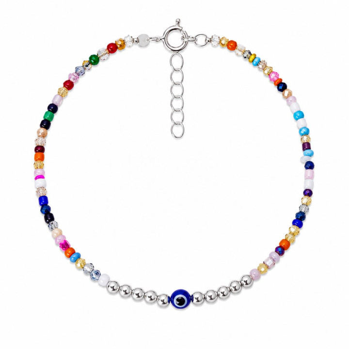 Pulsera piedra color