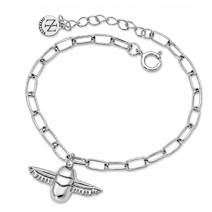 Pulsera rodio escarabajo