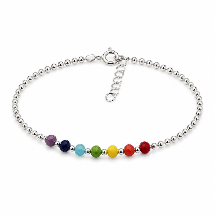 Pulsera bolas chakras...
