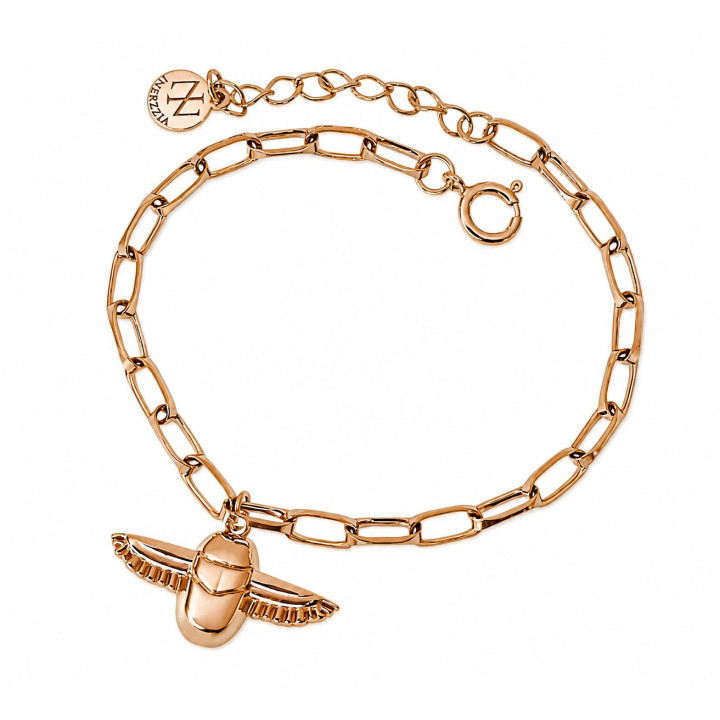 Pulsera chapada escarabajo