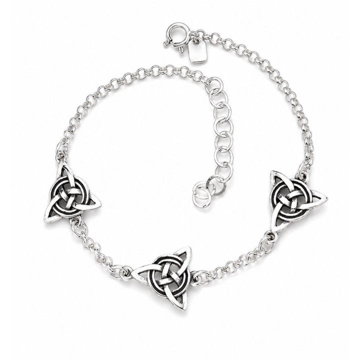 Pulsera amuleto triquetas