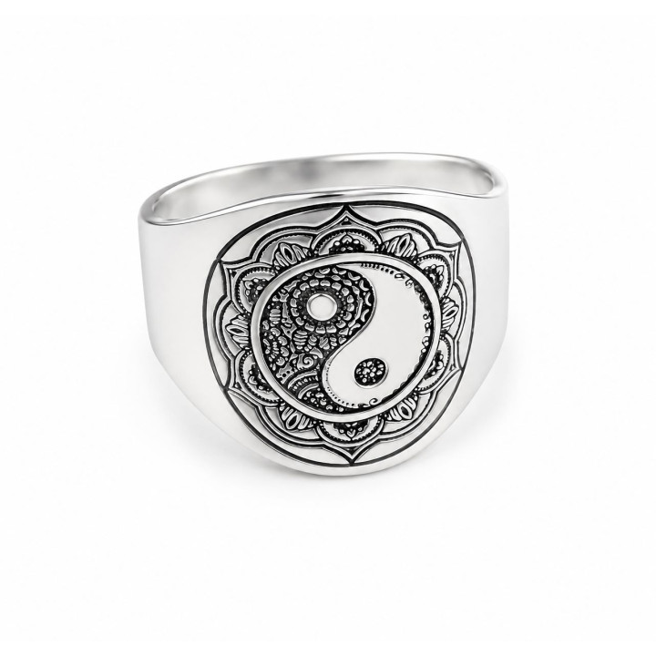 Sortija yin yang