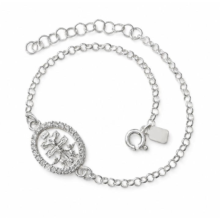 Pulsera cruz de caravaca