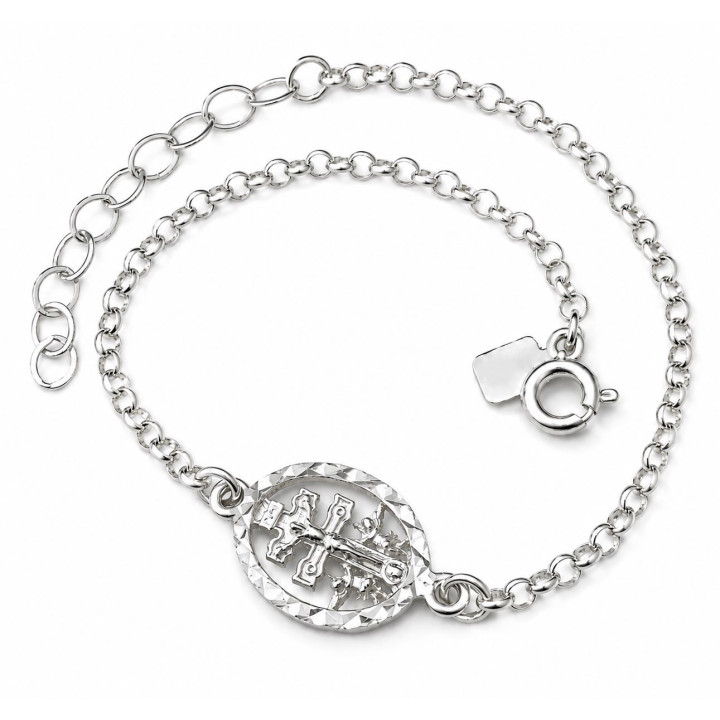 Pulsera cruz de caravaca