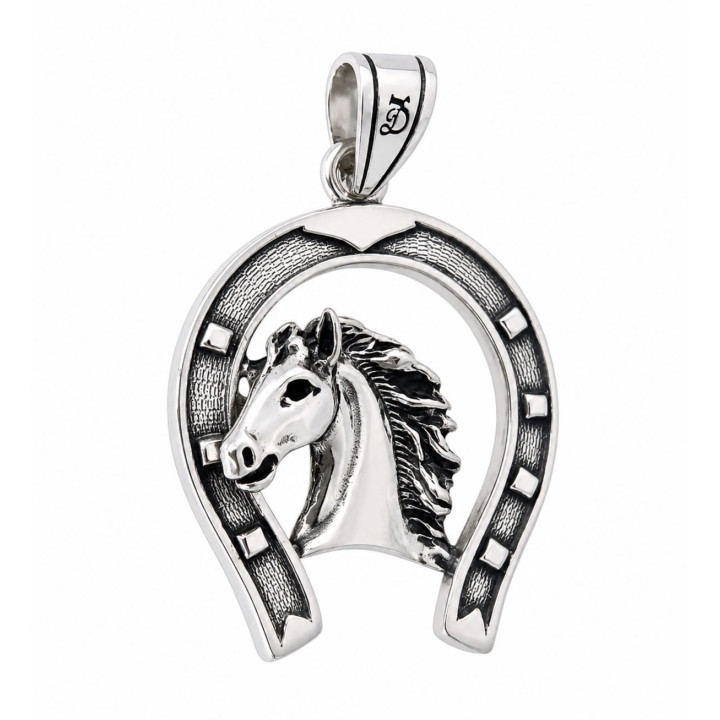 Colgante herradura caballo