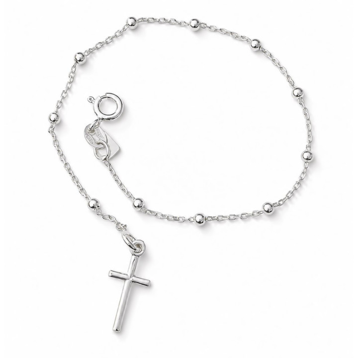 Pulsera rosario bolas 2.5mm...
