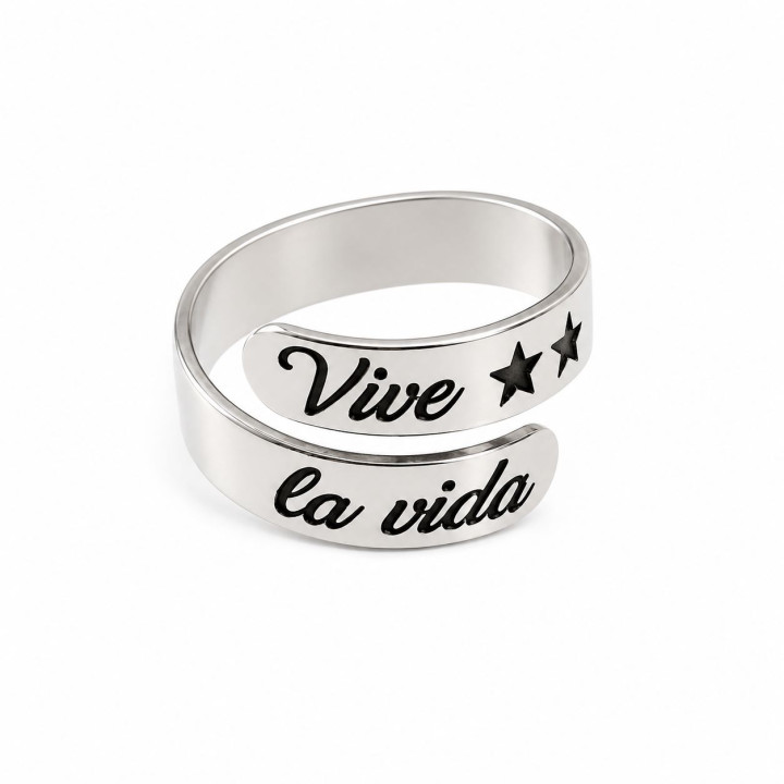 Sortija " vive la vida "