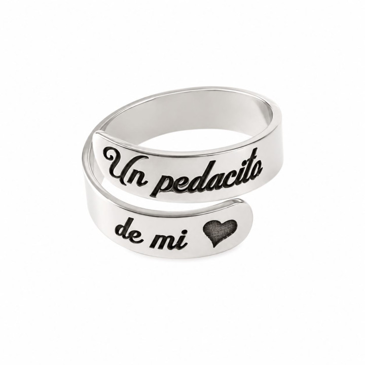 Sortija " un pedacito de mi "