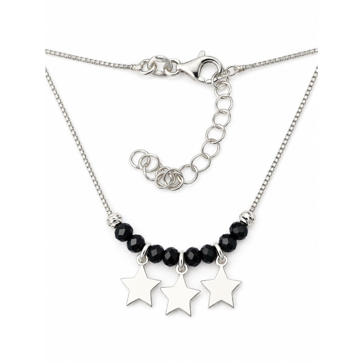 Gargantilla estrellas piedra