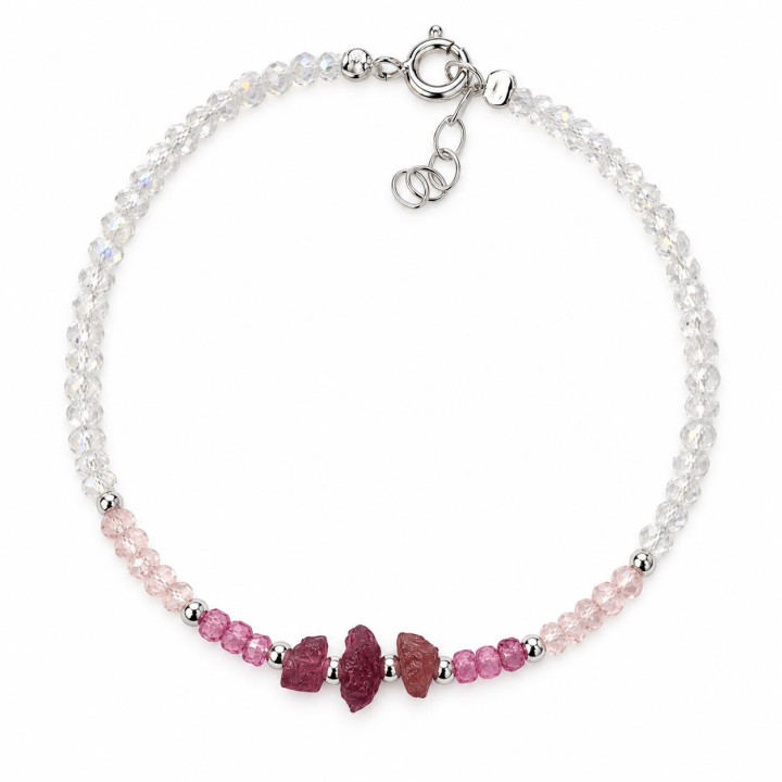 Pulsera piedra color