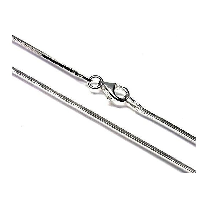 Cadena 45 cm cola topo diamantada